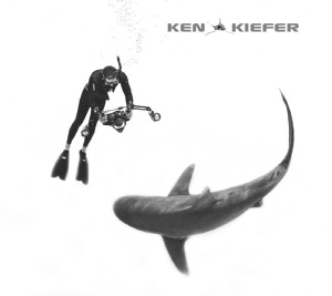 Shark and Photographer Dance by Ken Kiefer 